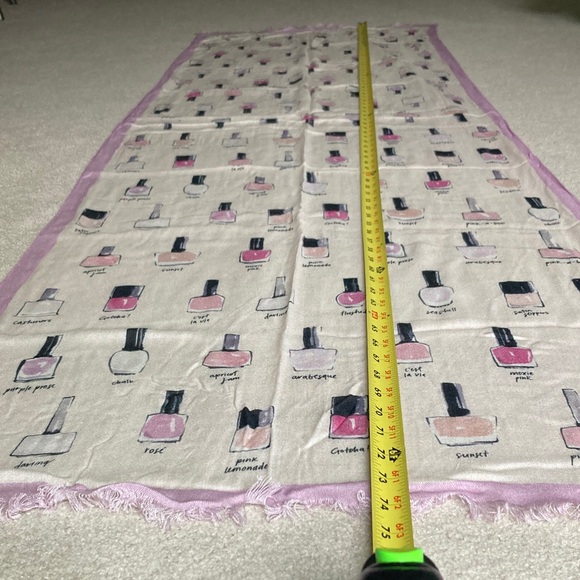 Kate Spade nail polish print scarf - Picture 7 of 8